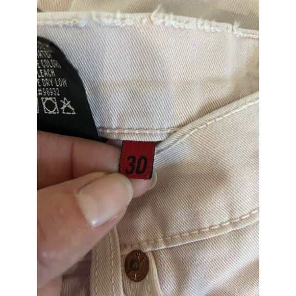 Red Engine Women's Light Pink Cropped Jeans - Picture 12 of 12